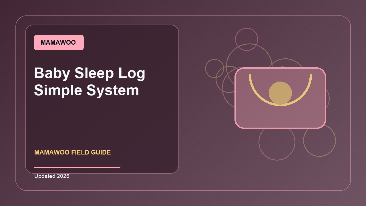Baby Sleep Log Simple System: A Practical 2026 Buying Guide