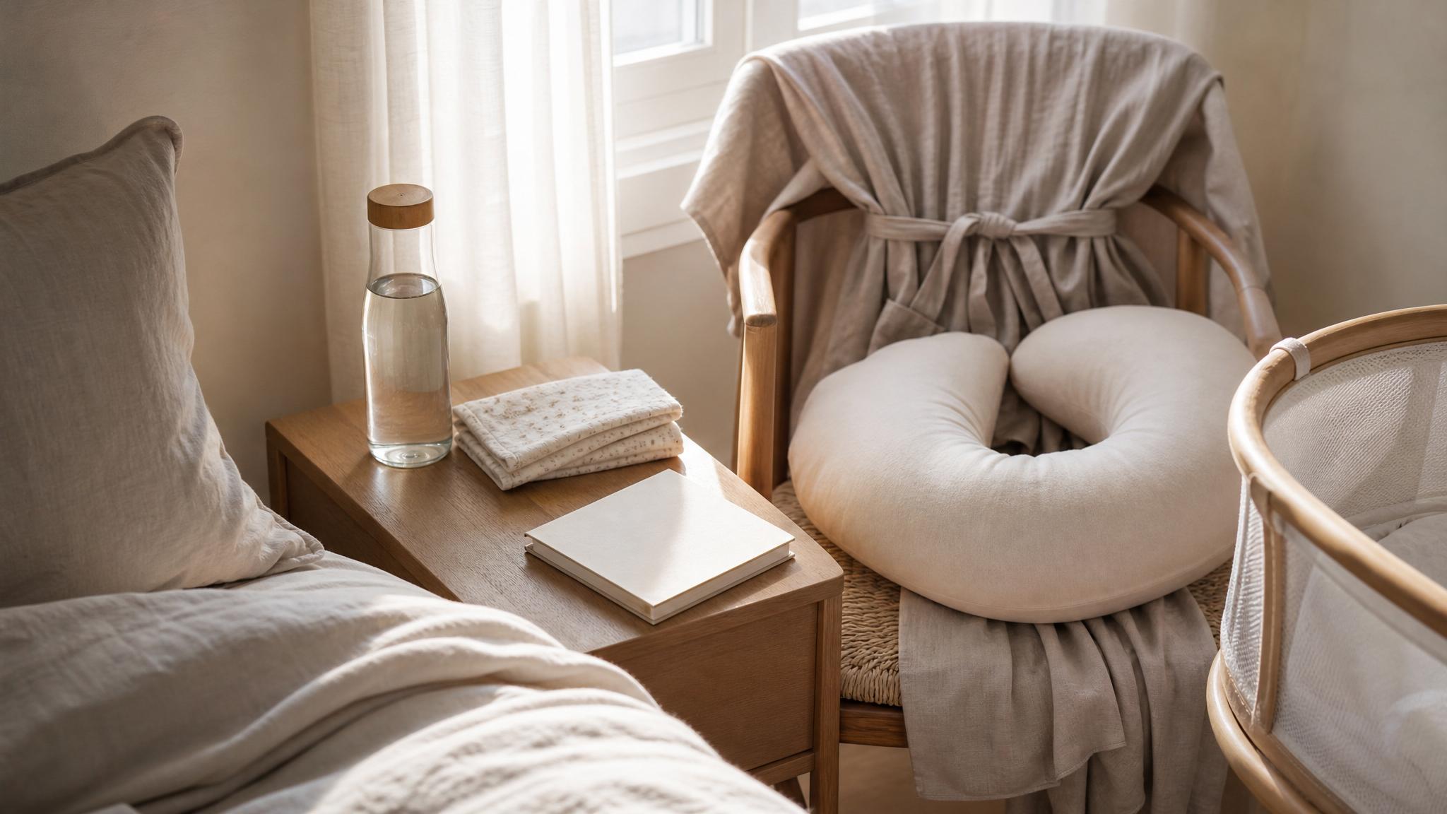 Postpartum Comfort Corner: What to Set Up Before Birth