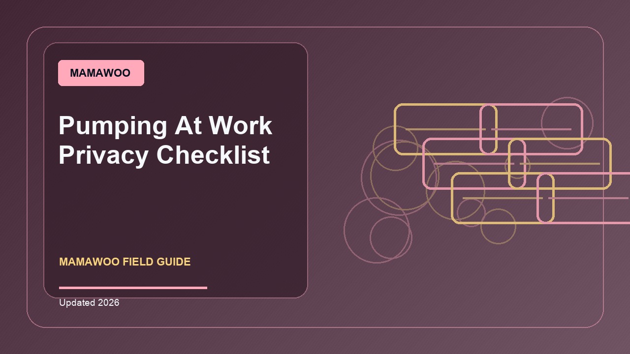 Pumping At Work Privacy Checklist: A Practical 2026 Buying Guide