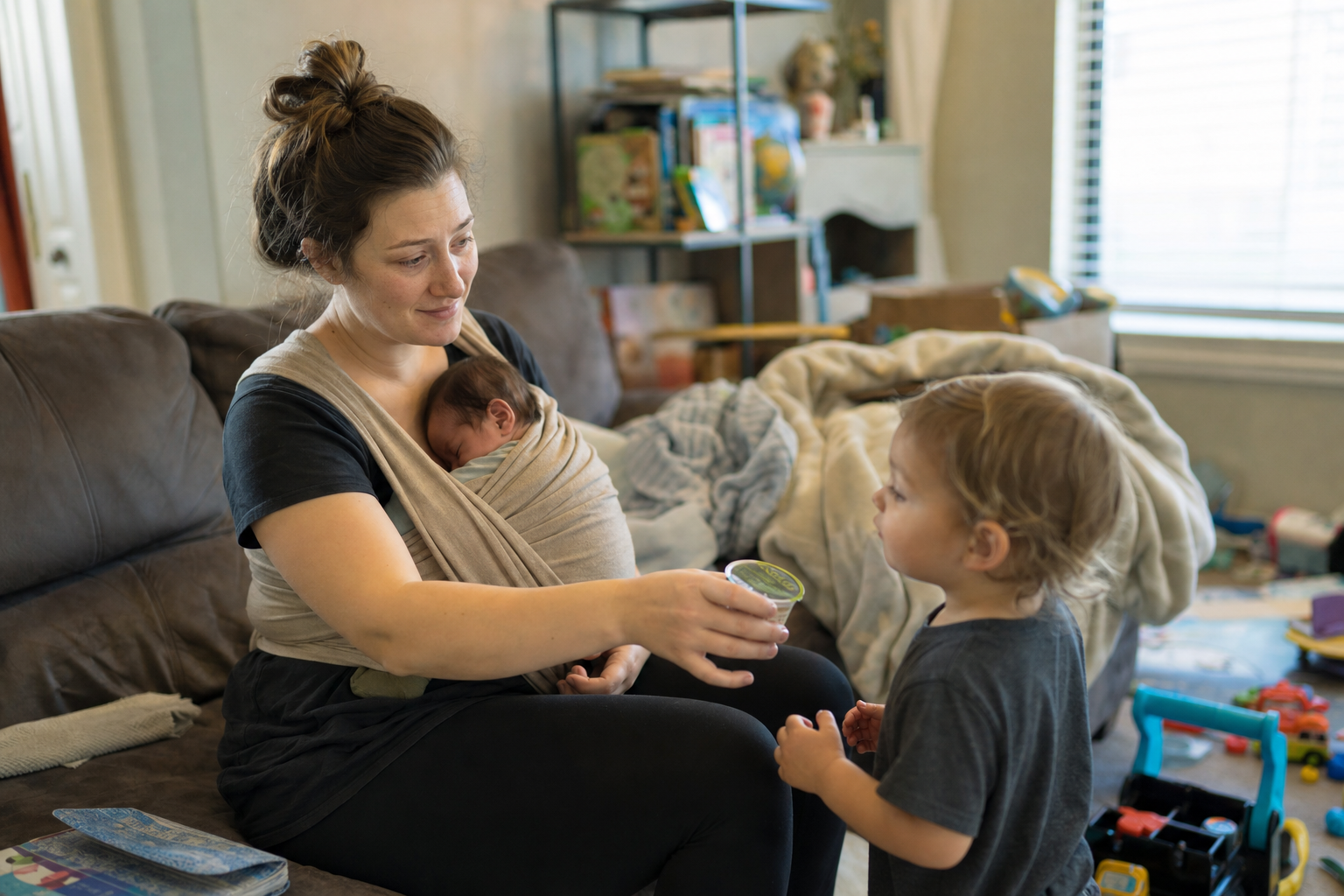 A Real Mom's Guide to Surviving a Toddler and a Newborn